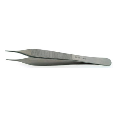 Forcep Micro Adson 4-3/4" Serrated Stainless Steel Ea